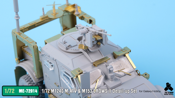 1/72 M1240 M-ATV & M153 防地雷反伏击车改造蚀刻片(配Galaxy Hobby)