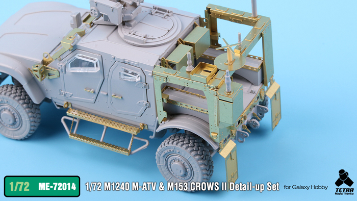 1/72 M1240 M-ATV & M153 防地雷反伏击车改造蚀刻片(配Galaxy Hobby)