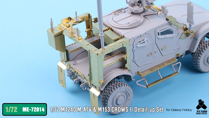 1/72 M1240 M-ATV & M153 防地雷反伏击车改造蚀刻片(配Galaxy Hobby)