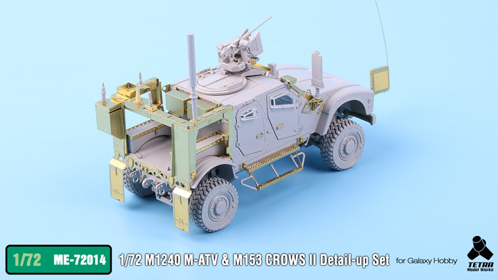 1/72 M1240 M-ATV & M153 防地雷反伏击车改造蚀刻片(配Galaxy Hobby)