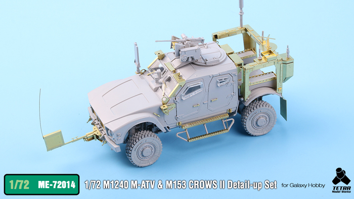 1/72 M1240 M-ATV & M153 防地雷反伏击车改造蚀刻片(配Galaxy Hobby)