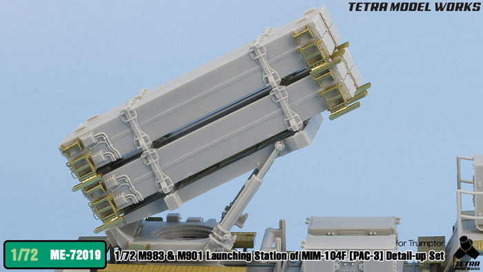 1/72 现代美国 M983/M901 PAC-3 爱国者防空导弹发射车改造蚀刻片(配小号手)