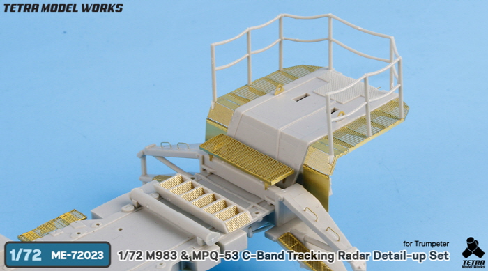 1/72 现代美国 M983 牵引车与 MPQ-53 C波段雷达改造蚀刻片(配小号手)