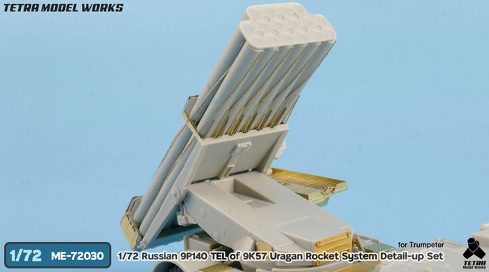 1/72 现代俄罗斯 9P140 of 9K57 飓风自行多管火箭炮改造蚀刻片(配小号手) - 点击图像关闭