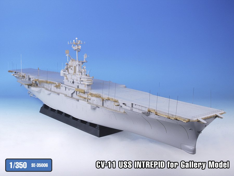 1/350 现代美国 CV-11 无畏号航空母舰改造蚀刻片(配小号手与Gallery Models) - 点击图像关闭