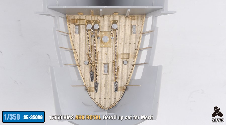 1/350 二战英国皇家方舟号航空母舰改造蚀刻片(配Merit) - 点击图像关闭