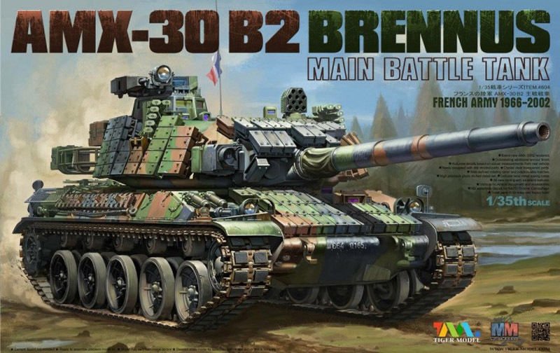 1/35 现代法国 AMX-30B2 布伦努斯主战坦克 - 点击图像关闭