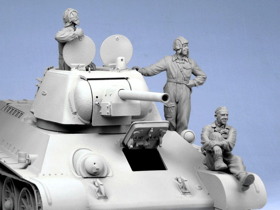 1/35 二战苏联坦克乘员组"1943-45年夏季" - 点击图像关闭