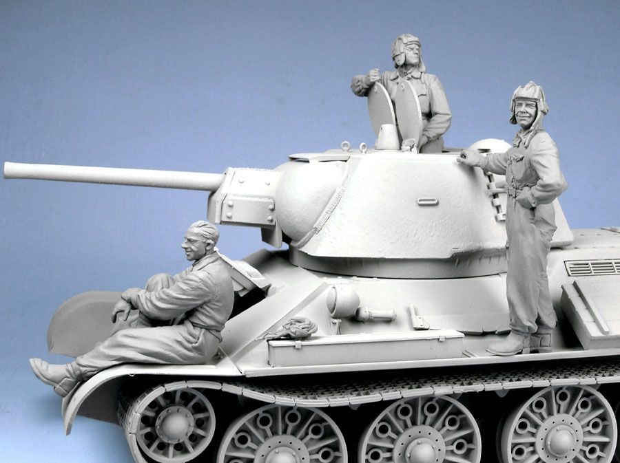 1/35 二战苏联坦克乘员组"1943-45年夏季" - 点击图像关闭