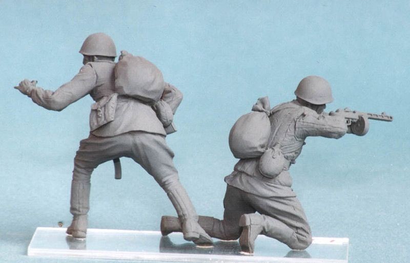 1/35 二战苏联机械化步兵组(3)"1943-45年夏季" - 点击图像关闭