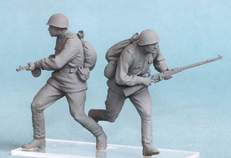 1/35 二战苏联机械化步兵组(5)"1943-45年夏季" - 点击图像关闭