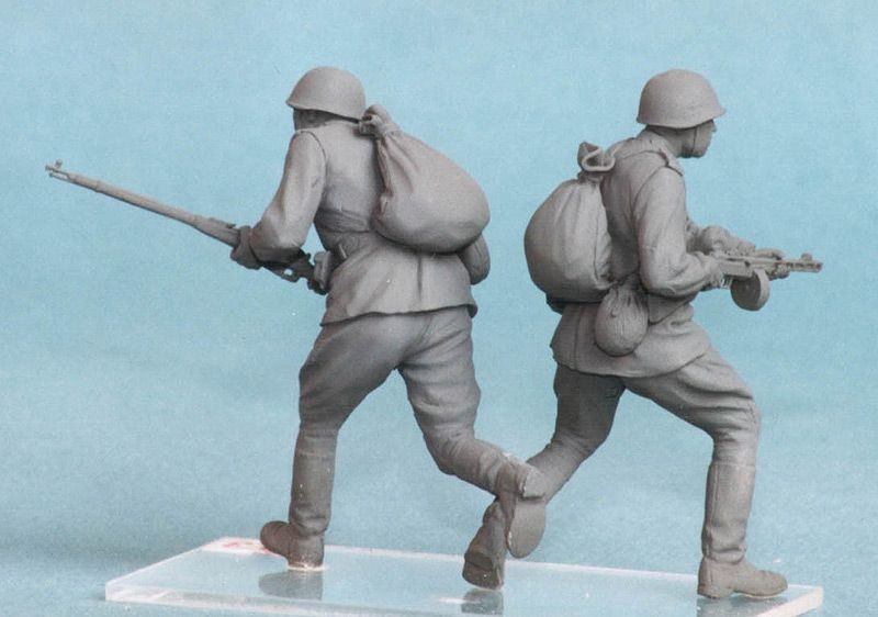 1/35 二战苏联机械化步兵组(5)"1943-45年夏季" - 点击图像关闭