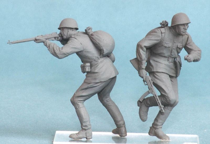 1/35 二战苏联机械化步兵组(6)"1943-45年夏季" - 点击图像关闭