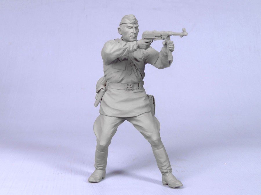 1/35 二战苏联步兵军官1942年 - 点击图像关闭