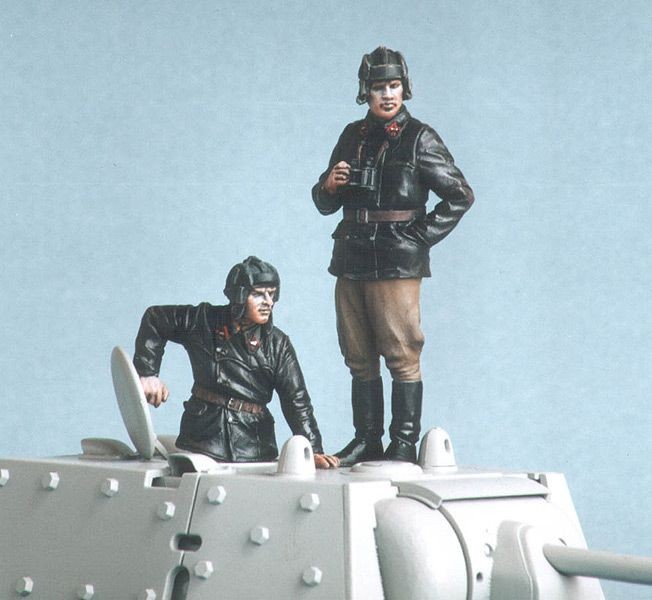 1/35 二战苏联坦克乘员组"1941年夏季" 1/35 二战苏联坦克乘员组"1941年夏季"