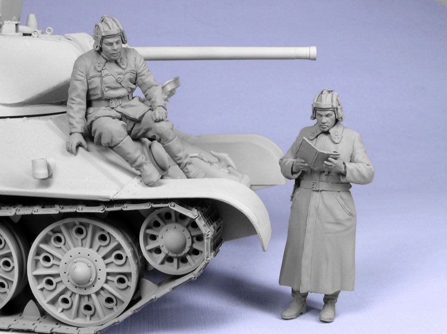 1/35 二战苏联坦克军官组"1941-42年冬季" - 点击图像关闭