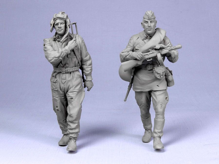 1/35 二战苏联红军步兵与坦克兵"1941年夏季"