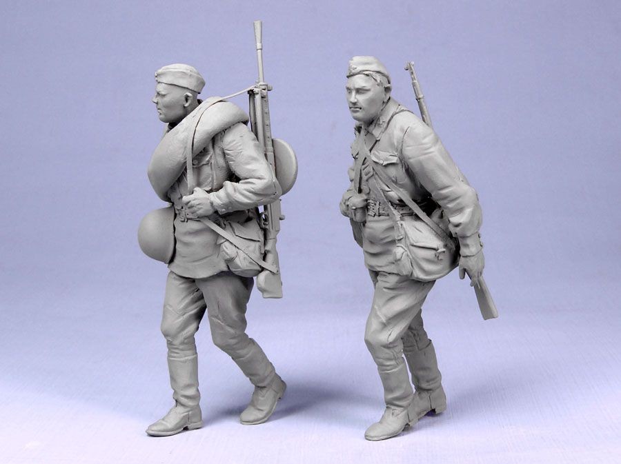 1/35 二战苏联红军步兵组"1941年夏季" - 点击图像关闭