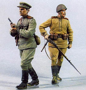 1/35 二战苏联红军步兵组(3)"1943-45年夏季" - 点击图像关闭