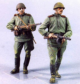 1/35 二战苏联红军步兵组(4)"1943-45年夏季" - 点击图像关闭
