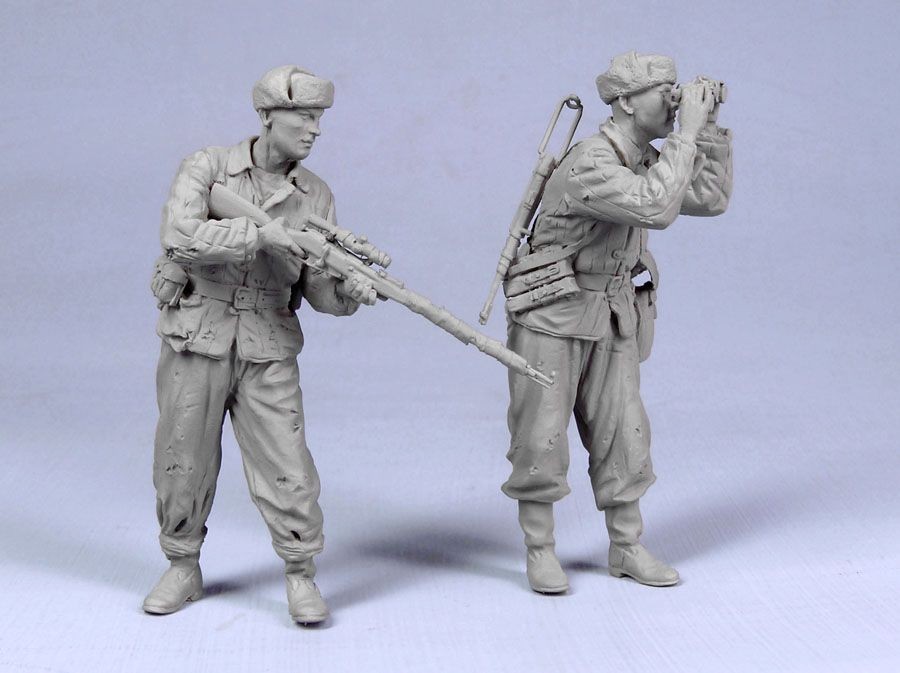 1/35 二战苏联狙击手组(2)"1942-43年冬季" 1/35 二战苏联狙击手组(2)"1942-43年冬季"