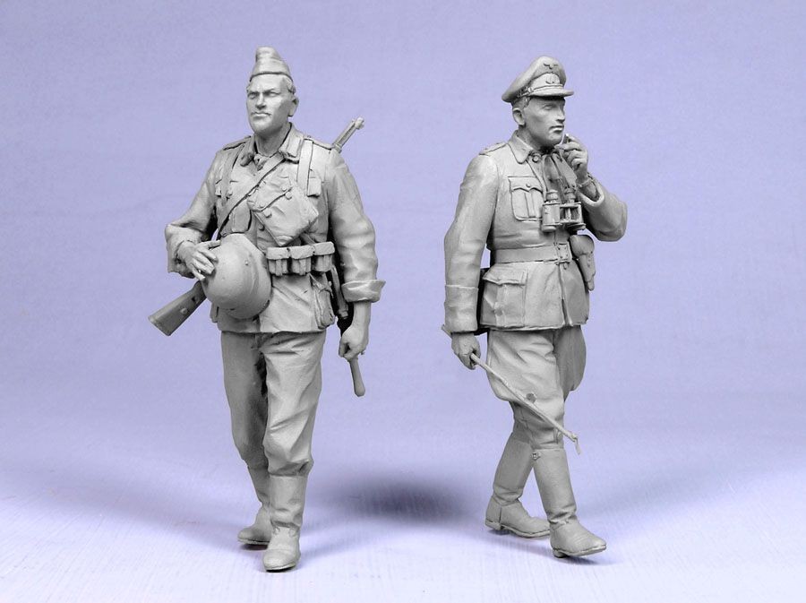 1/35 二战德国军官与步兵(1)"巴巴罗萨行动" 1/35 二战德国军官与步兵(1)"巴巴罗萨行动"
