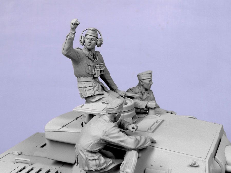 1/35 二战德国非洲军团坦克乘员组1941年(2) - 点击图像关闭