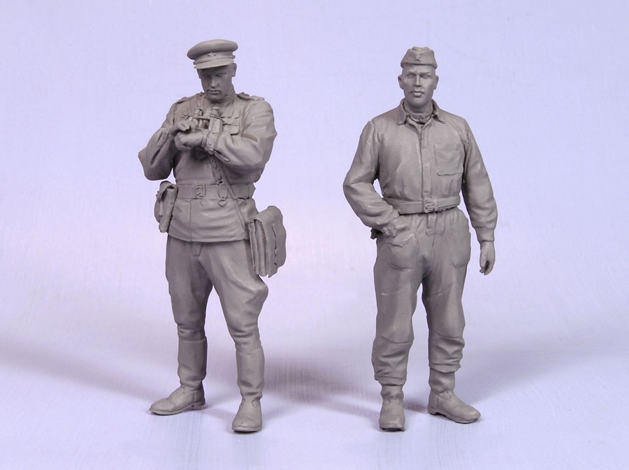 1/35 二战苏联坦克与步兵军官组"1941-45年夏季" - 点击图像关闭