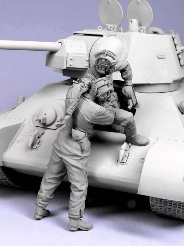 1/35 二战苏联坦克乘员组(1)1943-45年