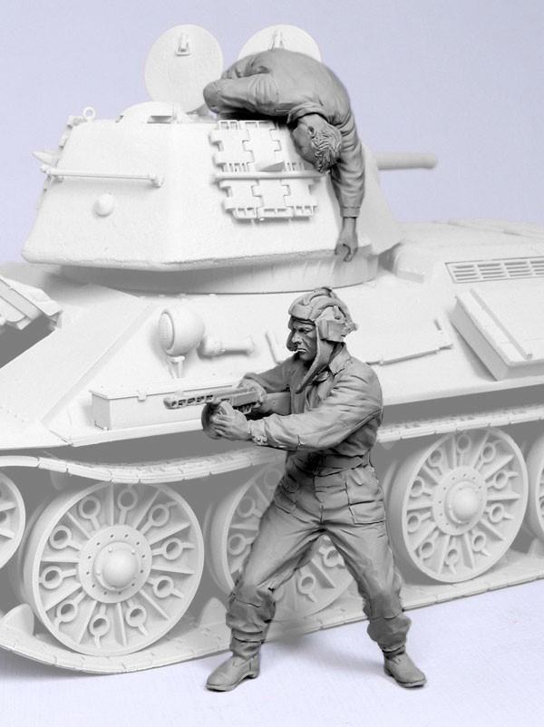 1/35 二战苏联坦克乘员组(2)1943-45年 1/35 二战苏联坦克乘员组(2)1943-45年