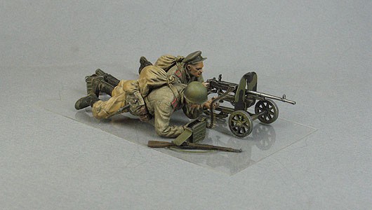 1/35 二战苏联SG-43重机枪步兵小组"1943-45年秋冬季" - 点击图像关闭