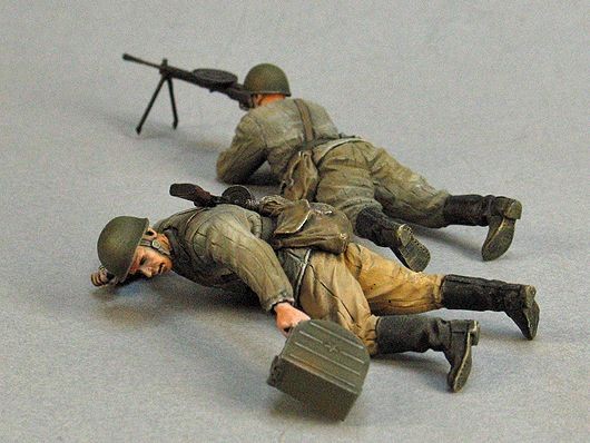 1/35 二战苏联步兵机枪手小组1941-45年 - 点击图像关闭