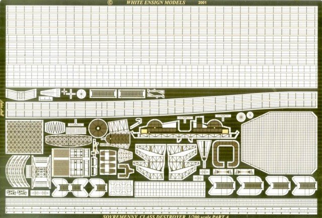 1/200 现代俄罗斯现代级驱逐舰改造蚀刻片(配小号手) - 点击图像关闭