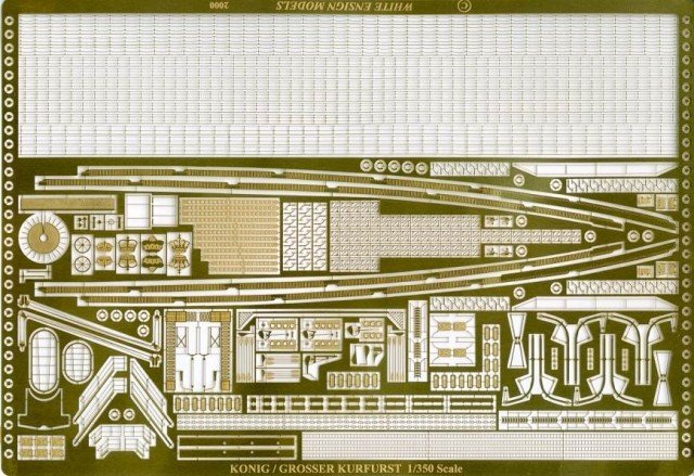 1/350 一战德国国王级战列舰改造蚀刻片(配ICM) - 点击图像关闭