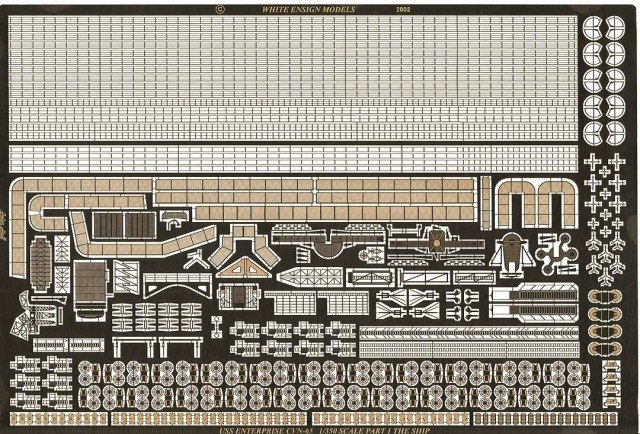 1/350 现代美国 CVN-65 企业号航空母舰改造蚀刻片(配田宫) - 点击图像关闭