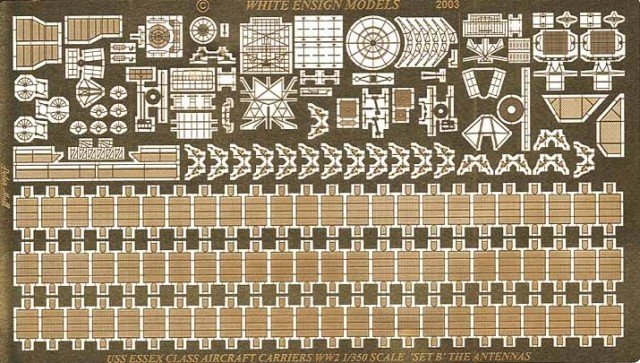 1/350 二战美国 CV-9 埃塞克斯号航空母舰改造蚀刻片(配小号手) - 点击图像关闭