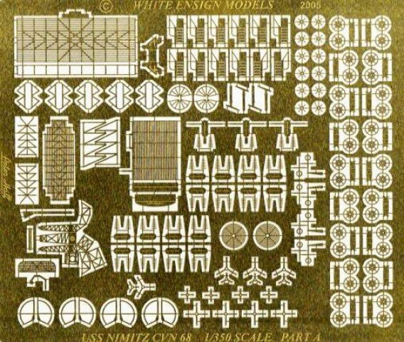 1/350 现代美国 CVN-68 尼米兹号航空母舰改造蚀刻片(配小号手) - 点击图像关闭