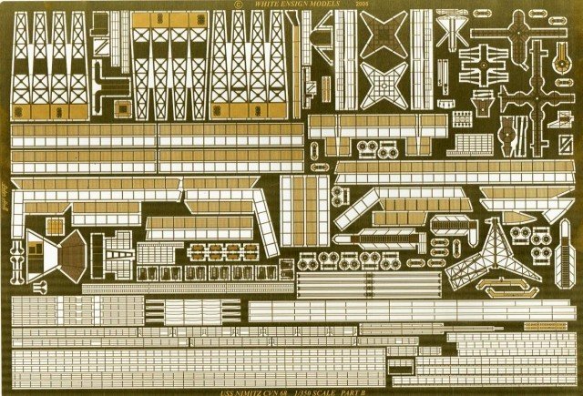 1/350 现代美国 CVN-68 尼米兹号航空母舰改造蚀刻片(配小号手) - 点击图像关闭