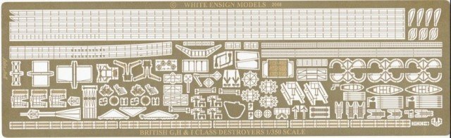 1/350 二战英国G级/H级驱逐舰改造蚀刻片 - 点击图像关闭