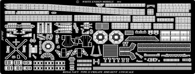 1/350 现代英国23型护卫舰改造蚀刻片(配小号手) - 点击图像关闭