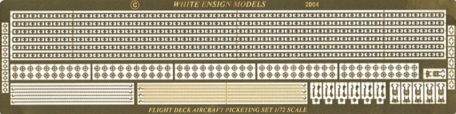 1/72 美国海军航母甲板系紧装置改造蚀刻片