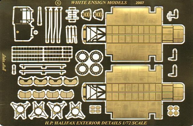 1/72 哈利法克斯重型轰炸机外部细节改造蚀刻片 - 点击图像关闭