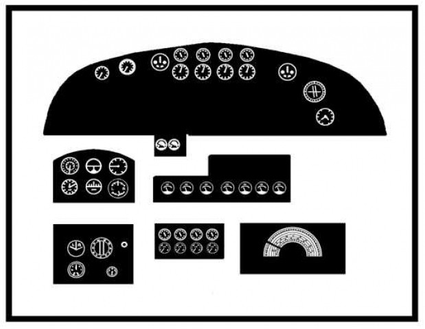 1/72 斯特林重型轰炸机内部细节改造蚀刻片