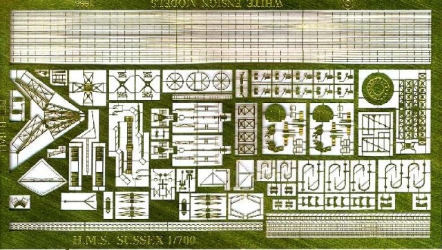 1/700 二战英国郡级重巡洋舰改造蚀刻片 - 点击图像关闭