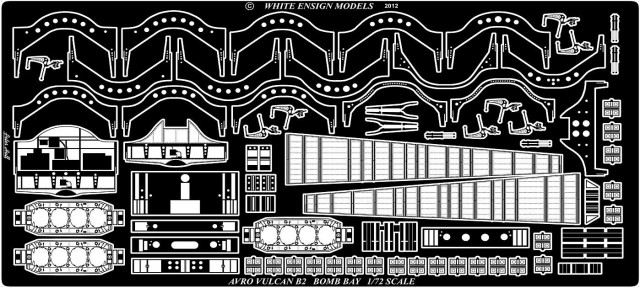 1/72 火神战略轰炸机炸弹舱室改造蚀刻片(配Airfix)