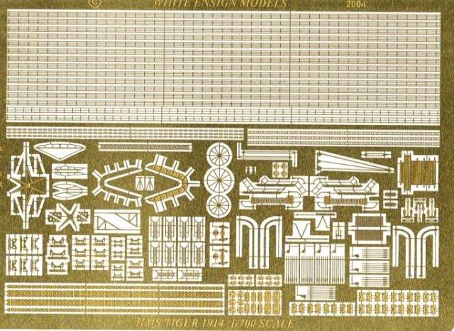 1/700 二战英国虎号战列巡洋舰改造蚀刻片 - 点击图像关闭