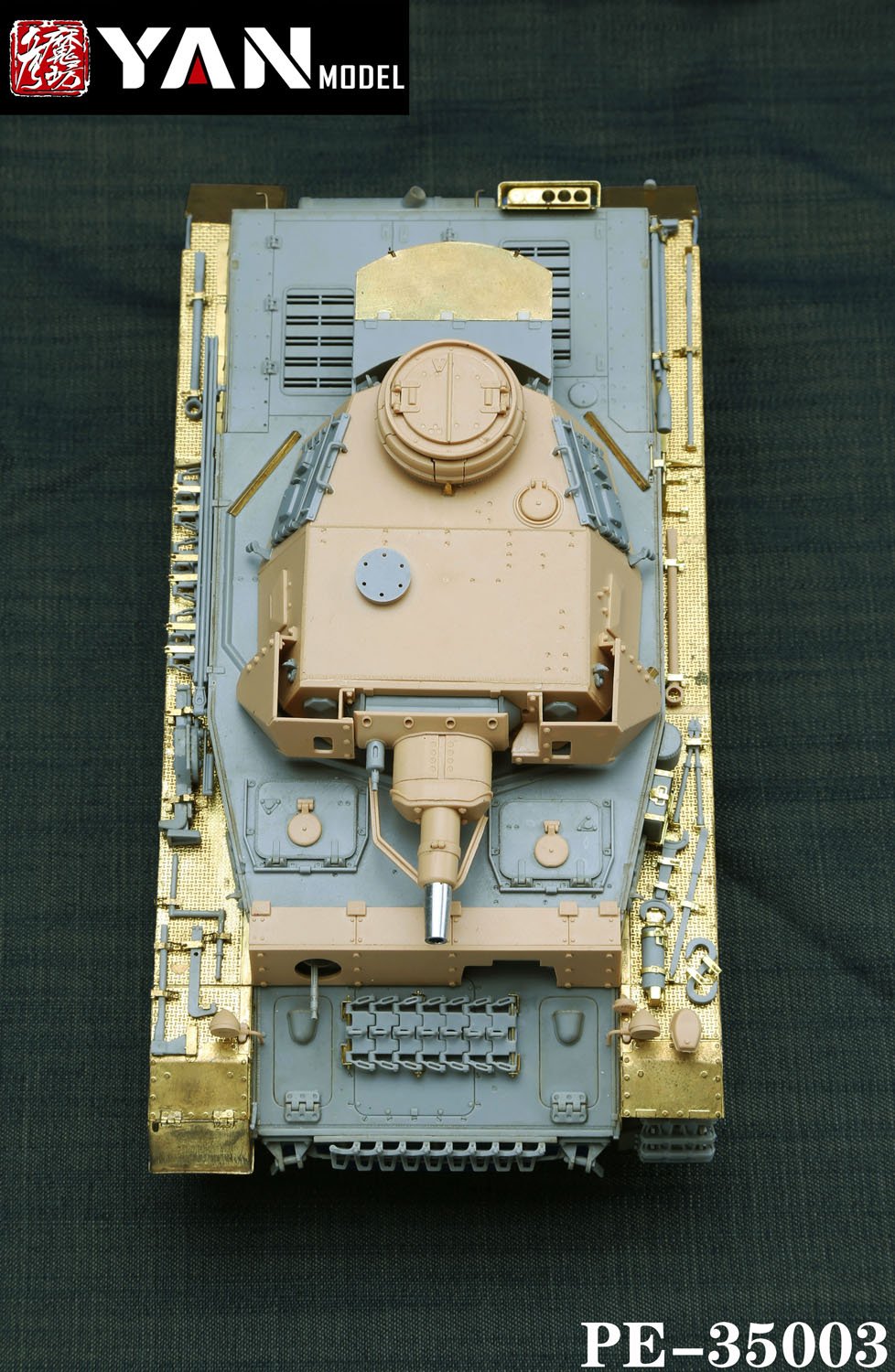 1/35 二战德国四号战车F1型改造蚀刻片(配边境BT-003)