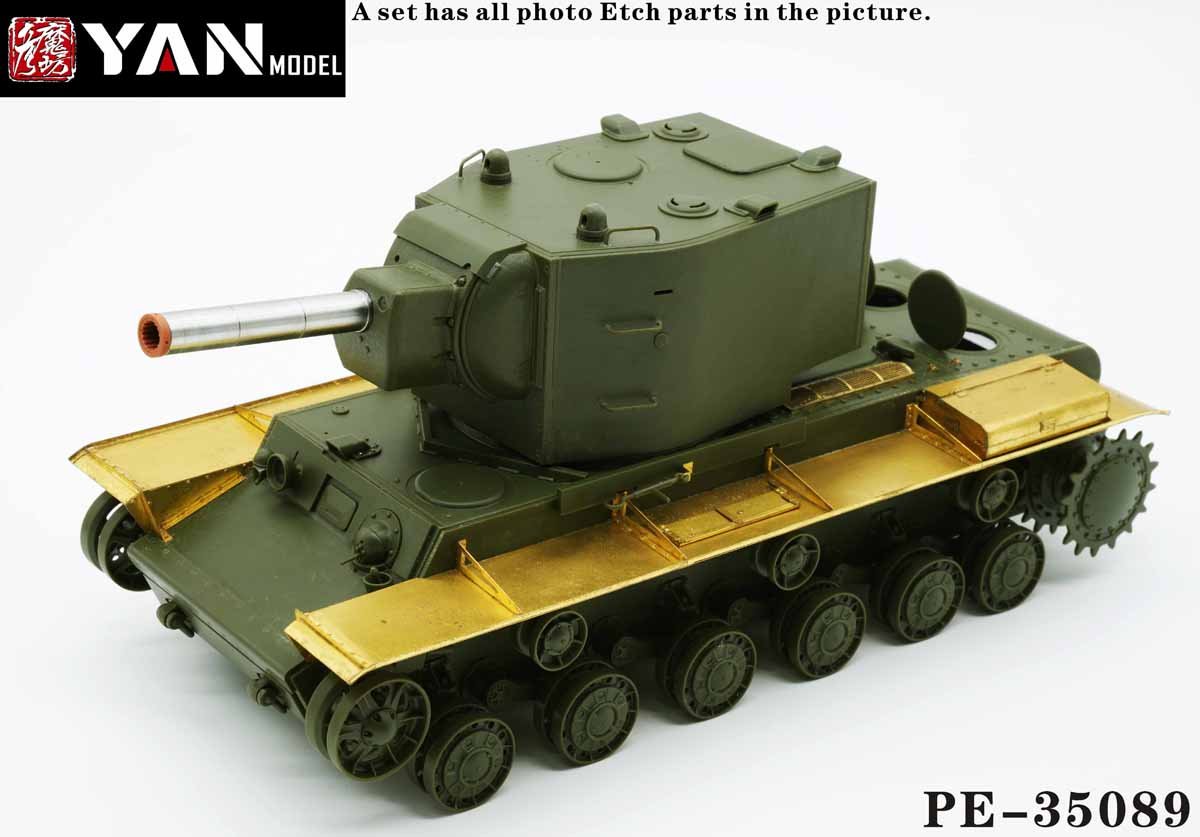 1/35 二战苏联 KV-2 重型坦克改造蚀刻片(配田宫35375) - 点击图像关闭