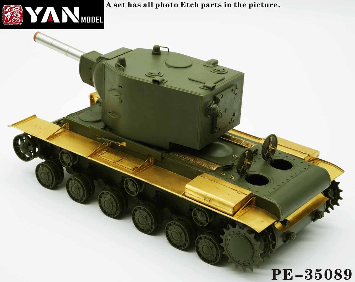 1/35 二战苏联 KV-2 重型坦克改造蚀刻片(配田宫35375) - 点击图像关闭