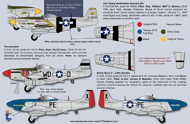 1/32 二战美国 P-51D 野马战斗机(3) - 点击图像关闭